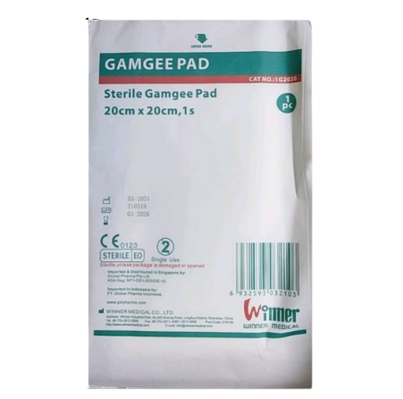Winner Sterile Gamgee Pad / Combine Dressing /ABD Pad- 20cm × 40cm - (2pcs per Pack) - 10 Packs