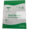 Cosmo Med Oral Swab with Sodium Bicarbonate - 12.5cm in length - 100pcs