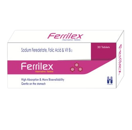 Ferrilex 30 tablets - iron supplement