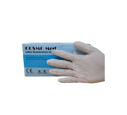 Cosmomed Plastic HDPE Glove, Size: Free 100pieces per pack - 10 packs