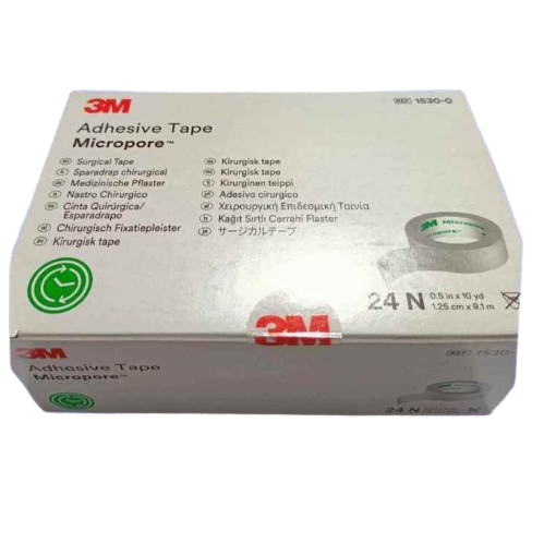 Cosmomed Surgical Tape with Dispenser, 1" - 12 pieces per box