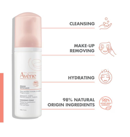 Eau Thermale Avene ESSENTIAL Gentle Cleansing Foam 150ml