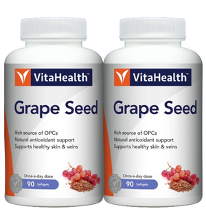 VitaHealth Grape Seed 12000 90's x 2 -Twin Pack Promo