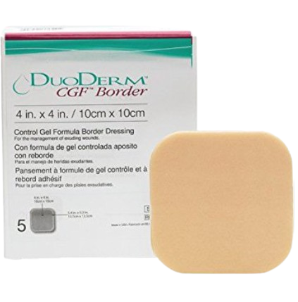 DuoDERM CGF Hydrocolloid Dressing 10 x 10cm ( 4" x 4") - 5s