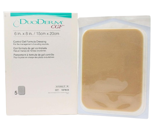 DuoDERM CGF Hydrocolloid Dressing 20 x 20cm ( 8" x 8") - 5s