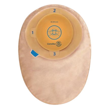 CONVATEC OSTOMY - Esteem Plus 1-pc Moldable Drainable Pouch with filter, Tan 40 - 50mm 30s