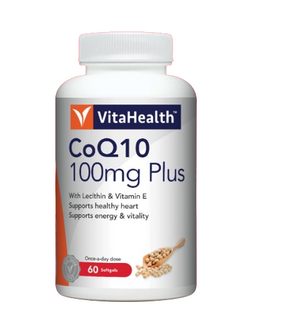 VitaHealth CoQ10 100mg Plus 60's