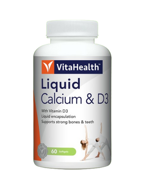 VitaHealth Liquid Calcium & D3 60's