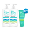 SUU BALM Cream 350ML x 2 ( Twin Pack)  + FREE SB Wash 100ML / Cream Expiry: Jan 2027