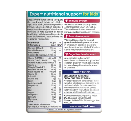 Wellkid IMMUNE CHEWABLE - Woods Pharmacy