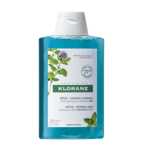Klorane Detox - Normal hair Shampoo with Organic Mint 400ml
