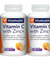 VitaHealth Vitamin C with Zinc + 60's x 2 -Twin Pack Promo