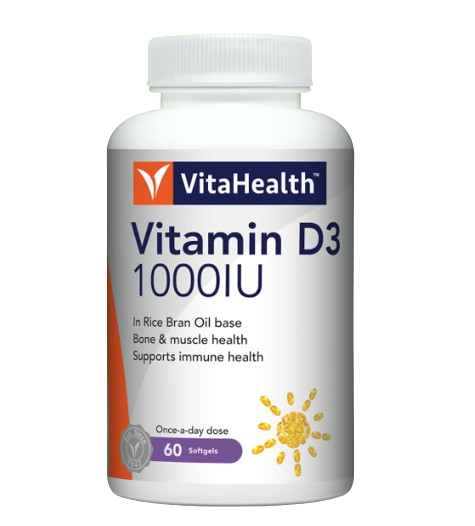 VitaHealth Vitamin D3 1000IU 60's
