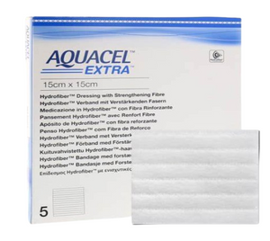 Aquacel Extra 15 x 15cm - Aquacel Extra Hydrofiber Dressing - 5s