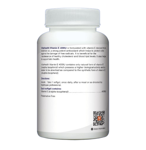 VitaHealth Vitamin E 400IU 30's