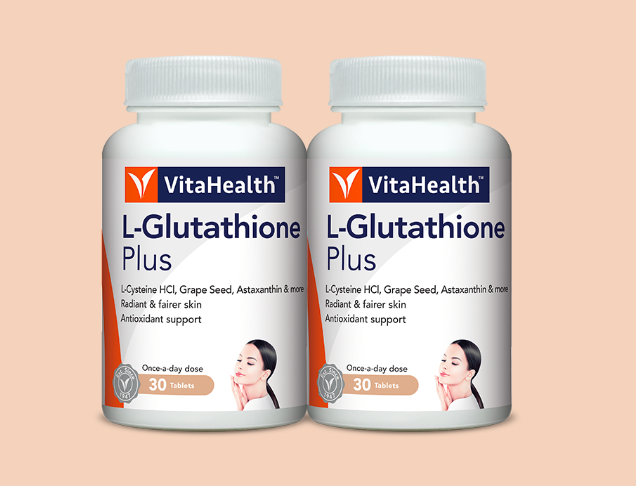 VitaHealth L-Glutathione Plus(30x2tablets) - Woods Pharmacy VitaHealth L-Glutathione Plus(30x2tablets) - Woods Pharmacy
