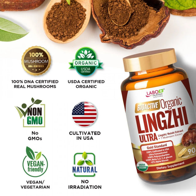 Labo Nutrition Bioactive Organic Lingzhi Ultra