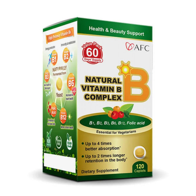 AFC Natural Vitamin B Complex 120tablets