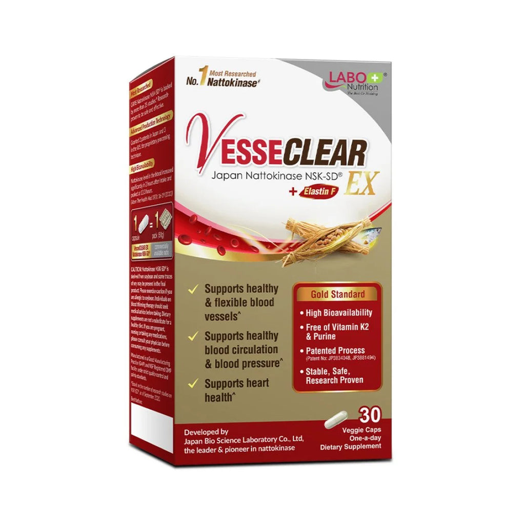 LABO Nutrition VesseCLEAR EX 30 veggie capsulesx2 - Woods Pharmacy