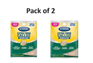 Dr Scholls Extra Thick Callus Removers 4 ct - Bundle of 2