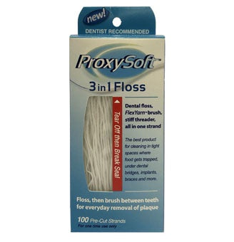 Pearlie white Proxysoft 3 in 1 Floss -100s
