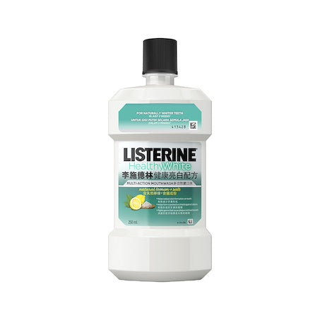 Listerine Healthy White 250ml - Woods Pharmacy