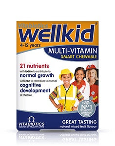 Vitabiotics Wellkid Multi-vitamin Smart Chewables 30s