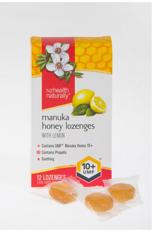 Manuka Honey Lozenges UMF 10s with lemon