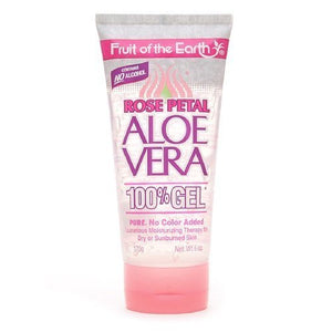 Fruit of the Earth Aloe Vera 100% Gel Rose Petal 170g