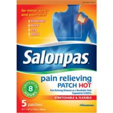 Salonpas Pain relief Patch Hot 5s
