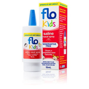 FLO Kids Saline Nasal Spray 15ml