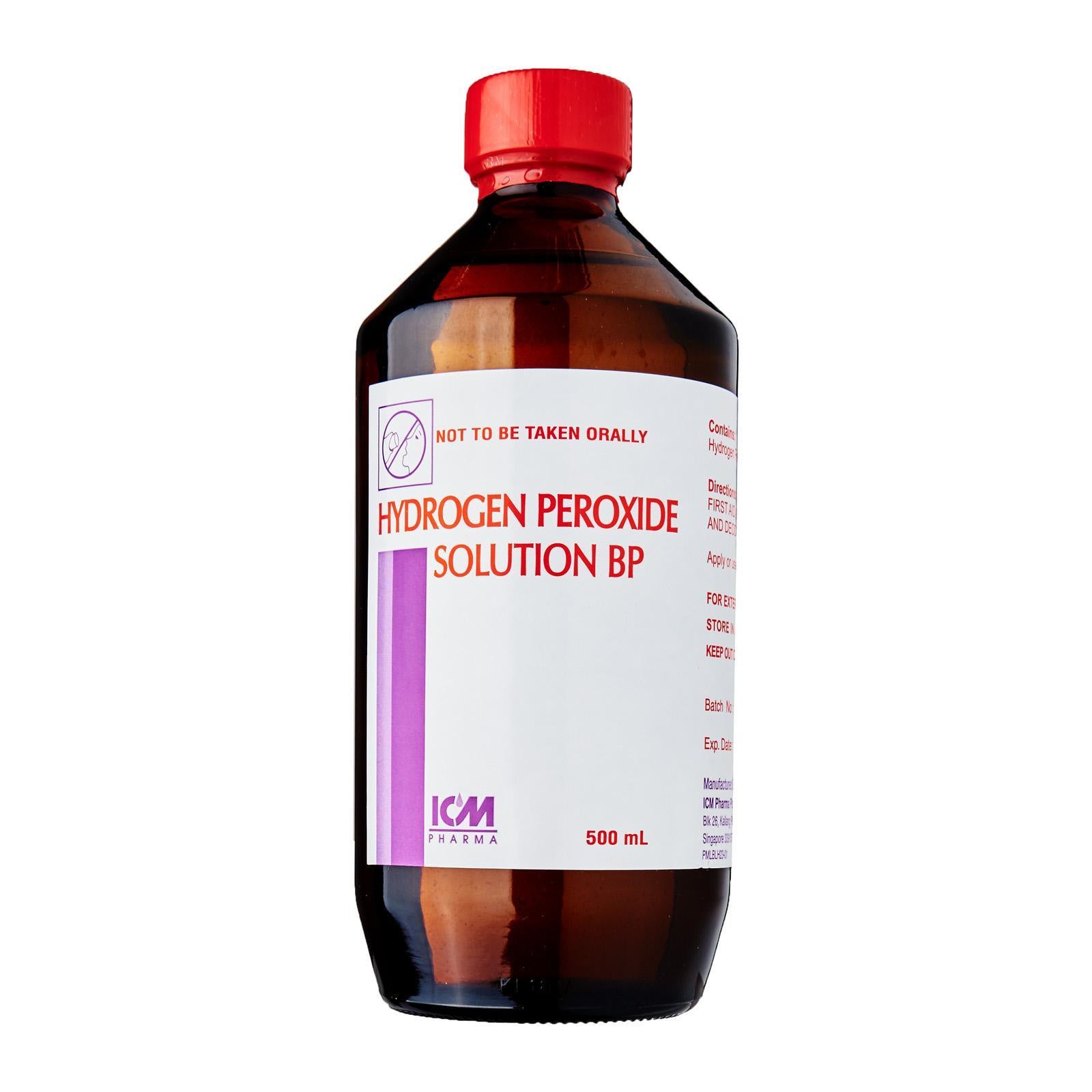 H2o2 Bp Bundle of 3 X ICM Pharma Hydrogen Peroxide 3% Solution BP 100ml - Woods ...