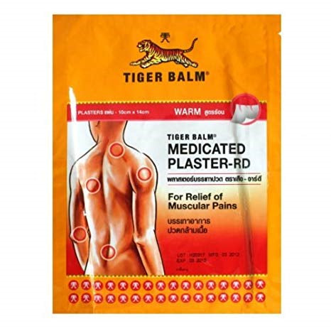 Tiger Balm Warm  Plaster Large - 10cm x 14cm -3 patch