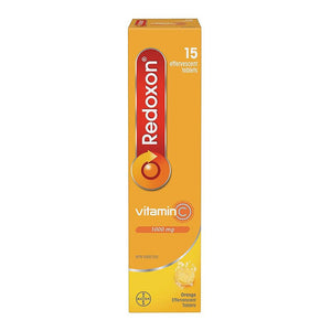 Redoxon Triple Action Effervescent Tab Orange 15s