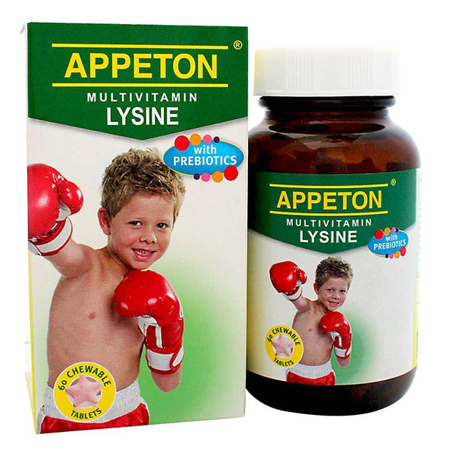 Appeton Multivitamin Lysine Prebiotics Chewable Tablet 60s