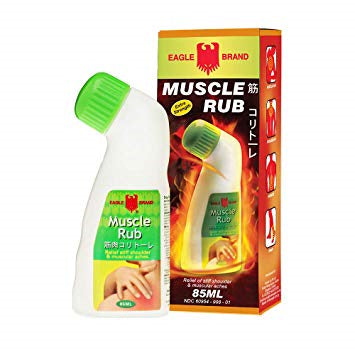 Made in Singapore Local Eagle Brand - Bundle of 3 X Eagle Muscle Rub 85ml