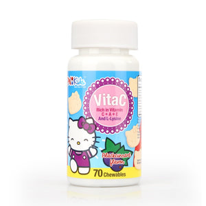 Principle Nutrition Kids Hello Kitty Chewabales BlackCurrant 70s