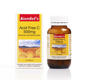 Kordel’s Acid Free C 500mg 120 tablets