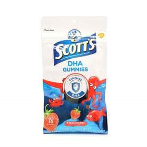 SCOTTS DHA Gummies Strawberry 15s x10