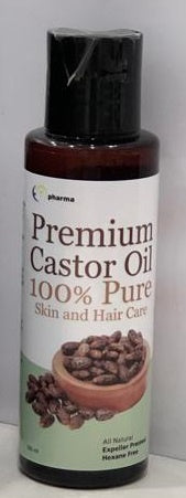 Premium CASTOR Oil 100ml- 100% Pure for Skin Eyelash Hair and many