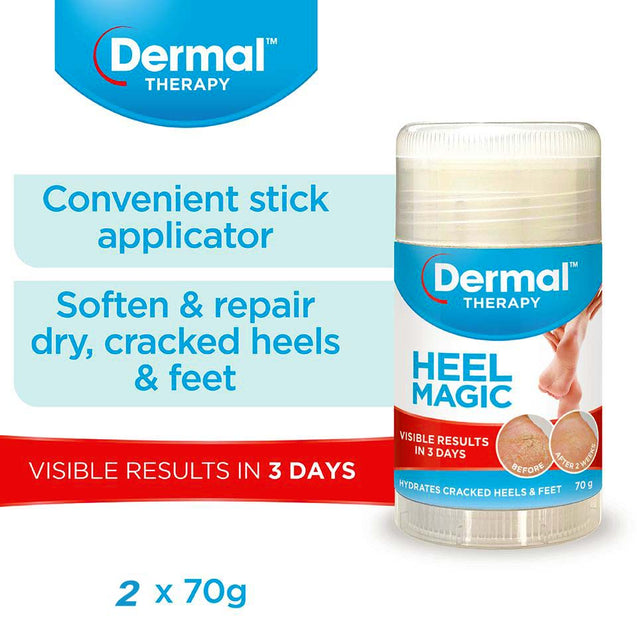 Dermal Therapy Heel Magic 70g Twin Pack