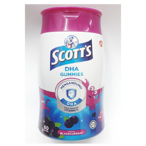 Scotts DHA Gummies Blackcurrant 60s
