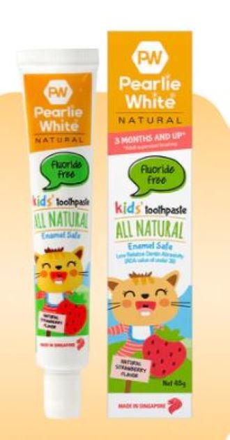 [CLEARANCE SALE] Pearlie white ALL Natural Toothpaste for both adults & kids - MADE IN SINGAPORE