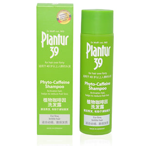 Twin Pack  OFFER - 2 X PLANTUR 39  Phyto-Caffeine Shampoo 250ml