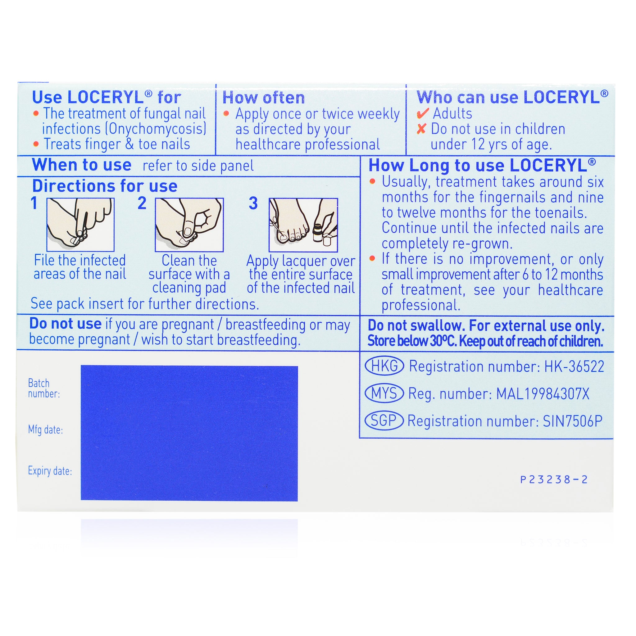 Loceryl – Anti-Fungus Nail Polish – 3 ml : Amazon.de: Health & Personal Care