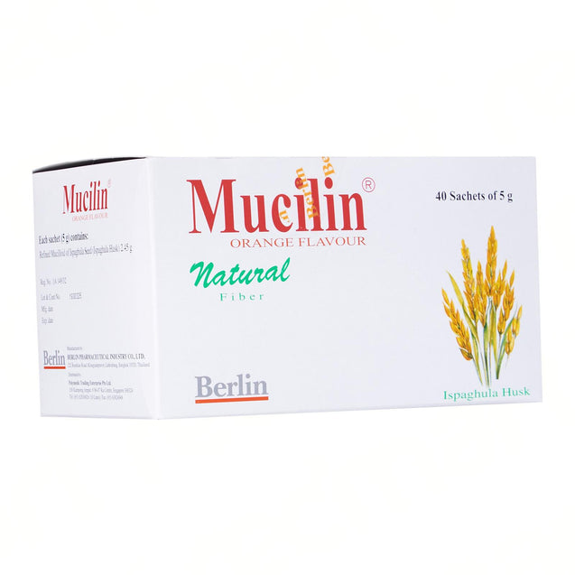 Mucilin Sachets 40s - Isphagula Husk Fibre sachets