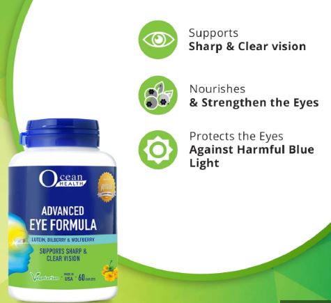 Ocean Health Advanced Eye Formula Tablets 60s