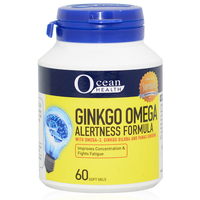 Ocean Health Gingko Omega 60s