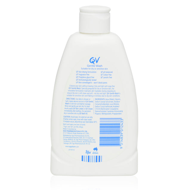 QV Gentle Wash 250g_back