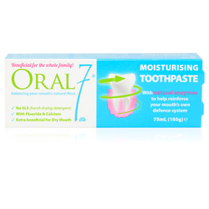 Oral7 Moisturising Toothpaste 2x 105g (75ml) - Twin Pack